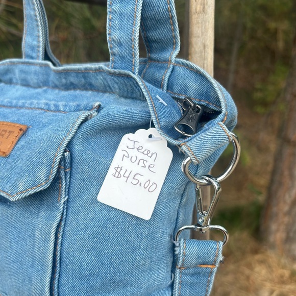 Denim crossbody purse and shoulder bag EUC - Picture 4 of 17